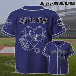 Colorado Rockies x Nurses Appreciation Personalized Custom Jersey