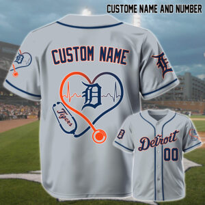 Detroit Tigers x Nurses Appreciation Personalized Custom Jersey