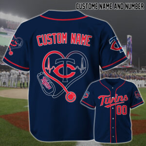 Minnesota Twins x Nurses Appreciation Personalized Custom Jersey