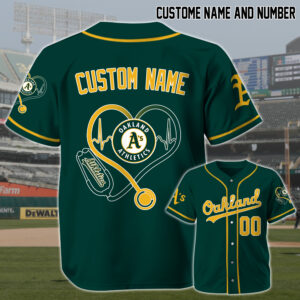 Oakland Athletics x Nurses Appreciation Personalized Custom Jersey