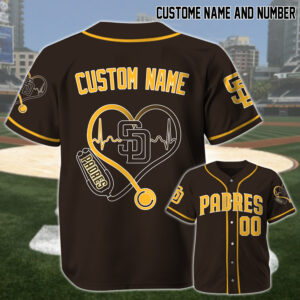 San Diego Padres x Nurses Appreciation Personalized Custom Jersey