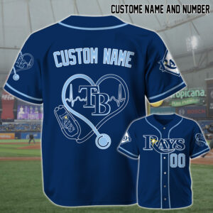 Tampa Bay Rays x Nurses Appreciation Personalized Custom Jersey