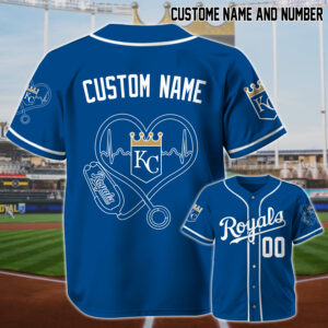 Kansas City Royals x Nurses Appreciation Personalized Custom Jersey