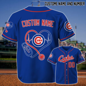 Chicago Cubs x Nurses Appreciation Personalized Custom Jersey