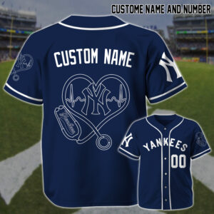 New York Yankees x Nurses Appreciation Personalized Custom Jersey