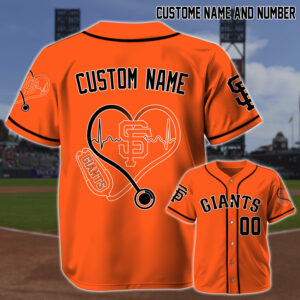 San Francisco Giants x Nurses Appreciation Personalized Custom Jersey