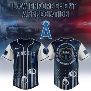 Los Angeles Angels x Law Enforcement Appreciation Special Edition Jersey