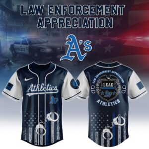 Oakland Athletics x Law Enforcement Appreciation Special Edition Jersey