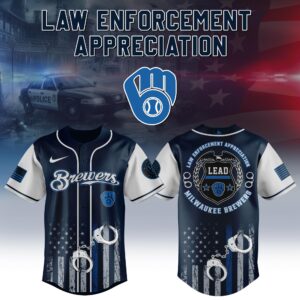 Milwaukee Brewers x Law Enforcement Appreciation Special Edition Jersey