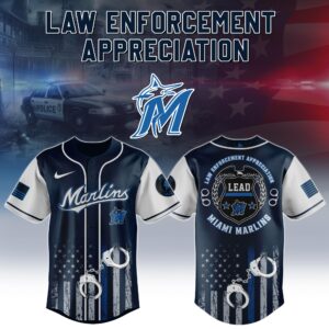Miami Marlins x Law Enforcement Appreciation Special Edition Jersey