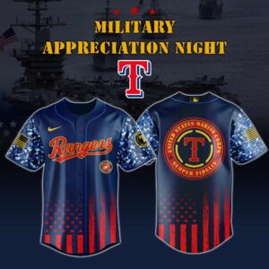 Texas Rangers x US Marine Corps Appreciation Special Edition Jersey