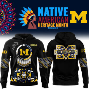 Michigan Wolverines x Native American Heritage Unisex Hoodie