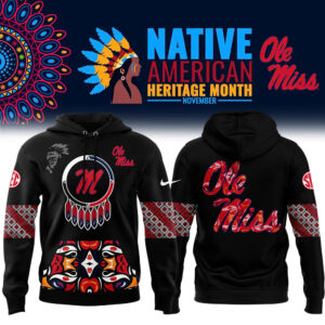 Ole Miss Rebels x Native American Heritage Unisex Hoodie