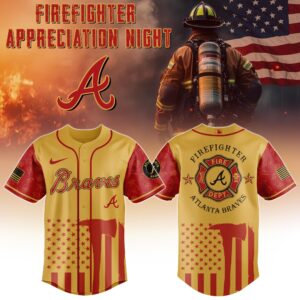 Atlanta Braves x Firefighter Appreciation Special Edition Jersey