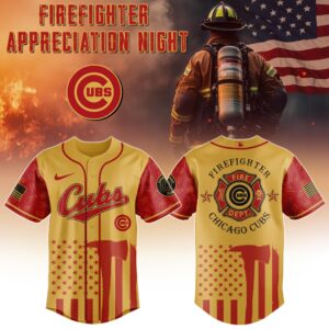 Chicago Cubs x Firefighter Appreciation Special Edition Jersey