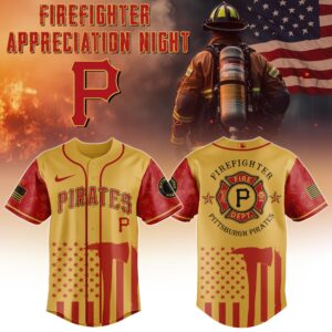 Pittsburgh Pirates x Firefighter Appreciation Special Edition Jersey