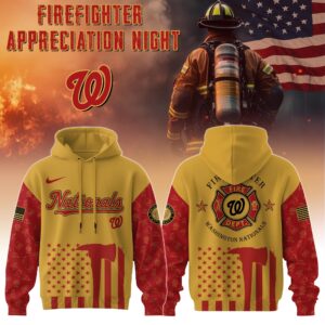 Washington Nationals x Firefighter Appreciation Special Edition Unisex Hoodie