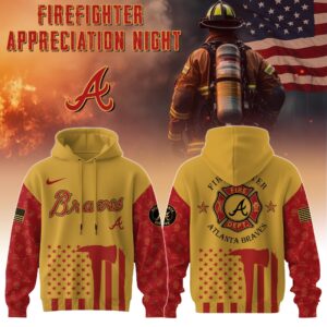 Atlanta Braves x Firefighter Appreciation Special Edition Unisex Hoodie