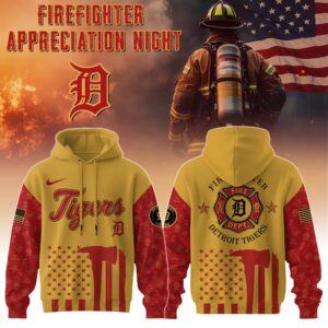 Detroit Tigers x Firefighter Appreciation Special Edition Unisex Hoodie