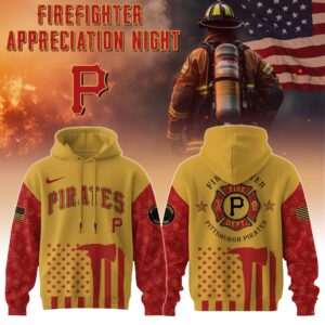 Pittsburgh Pirates x Firefighter Appreciation Special Edition Unisex Hoodie