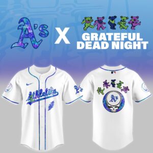 Oakland Athletics x Grateful Dead Special Edition Jersey