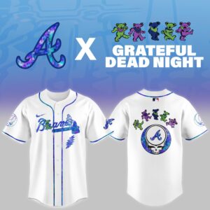 Atlanta Braves x Grateful Dead Special Edition Jersey