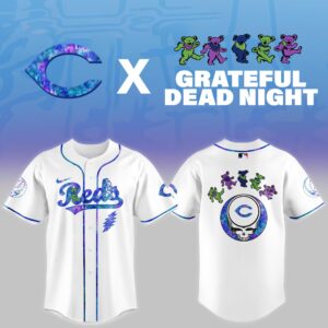 Cincinnati Reds x Grateful Dead Special Edition Jersey