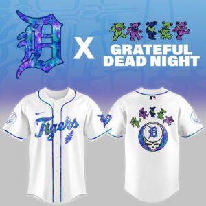 Detroit Tigers x Grateful Dead Special Edition Jersey
