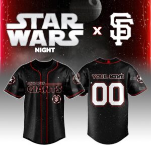 San Francisco Giants x Star Wars Personalized Custom Jersey