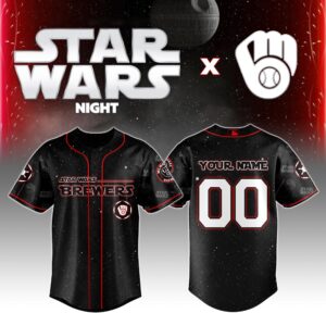 Milwaukee Brewers x Star Wars Personalized Custom Jersey