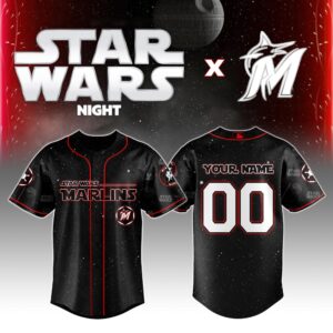 Miami Marlins x Star Wars Personalized Custom Jersey