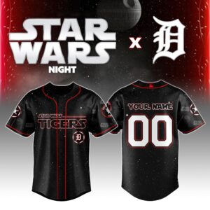 Detroit Tigers x Star Wars Personalized Custom Jersey