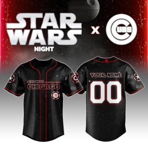 Chicago Cubs x Star Wars Personalized Custom Jersey