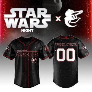 Baltimore Orioles x Star Wars Personalized Custom Jersey