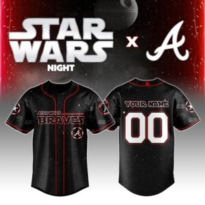 Atlanta Braves x Star Wars Personalized Custom Jersey