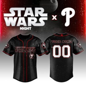 Philadelphia Phillies x Star Wars Personalized Custom Jersey