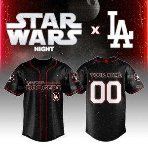 Los Angeles Dodgers x Star Wars Personalized Custom Jersey
