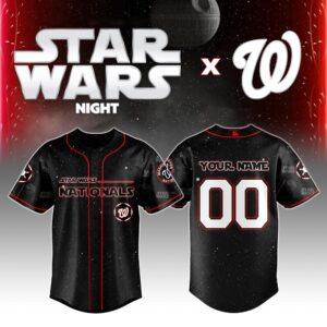 Washington Nationals x Star Wars Personalized Custom Jersey
