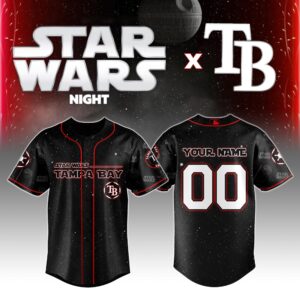 Tampa Bay Rays x Star Wars Personalized Custom Jersey