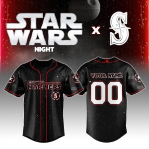 Seattle Mariners x Star Wars Personalized Custom Jersey