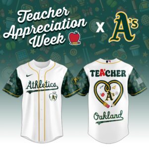 Oakland Athletics x Teacher Appreciation Special Edition Jersey