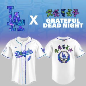 Los Angeles Dodgers x Grateful Dead Special Edition Jersey