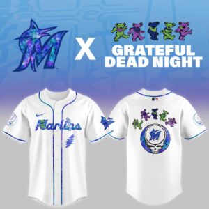 Miami Marlins x Grateful Dead Special Edition Jersey