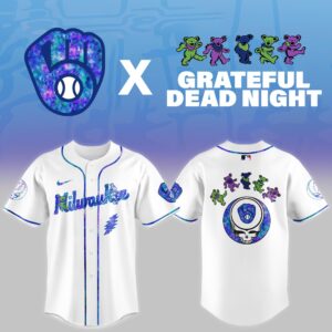Milwaukee Brewers x Grateful Dead Special Edition Jersey