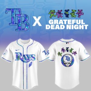 Tampa Bay Rays x Grateful Dead Special Edition Jersey