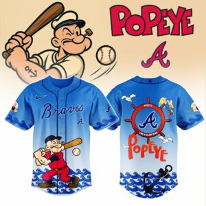 Atlanta Braves x Popeye Special Edition Jersey