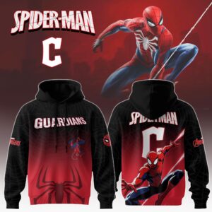 Cleveland Guardians x Spiderman Special Edition Unisex Hoodie