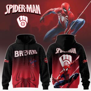 Milwaukee Brewers x Spiderman Special Edition Unisex Hoodie