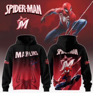 Miami Marlins x Spiderman Special Edition Unisex Hoodie