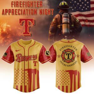 Texas Rangers x Firefighter Appreciation Special Edition Jersey